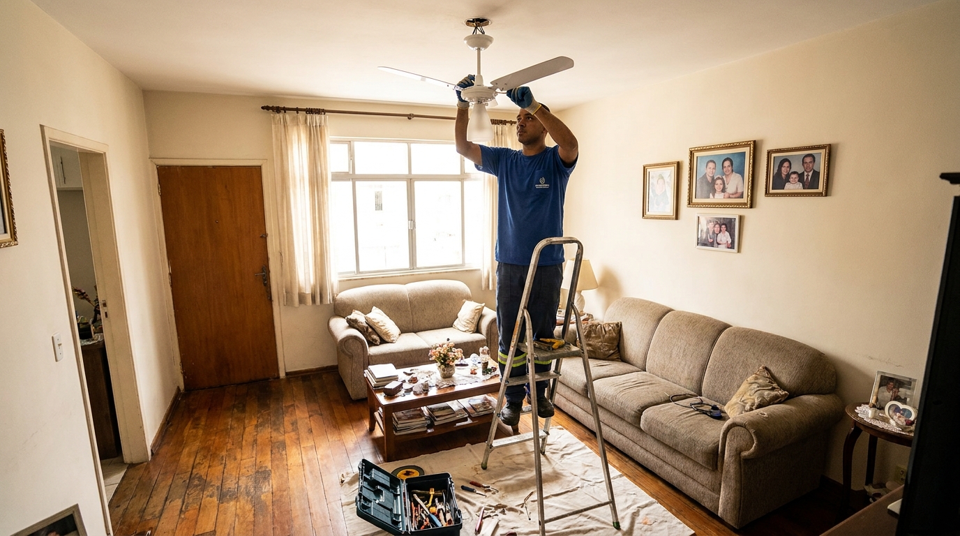 Substituição de Ventilador em Niterói‑RJ